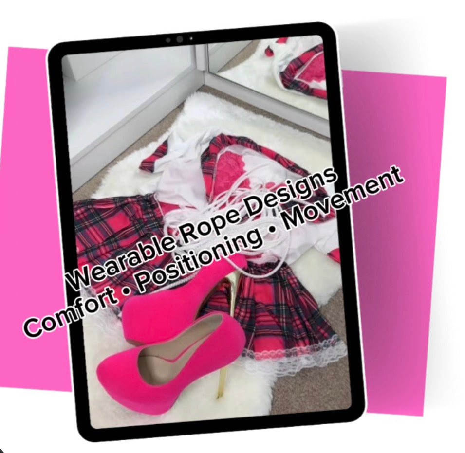 Shibari for One – Self-Tie Rope Guide| Wearable Rope Designs, Beginner Friendly, Digital Ebook PDF