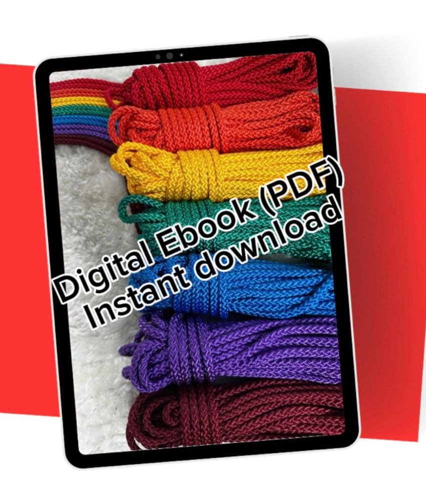 Shibari for One – Self-Tie Rope Guide| Wearable Rope Designs, Beginner Friendly, Digital Ebook PDF