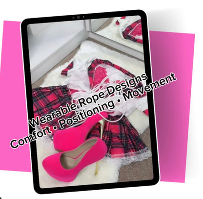 Shibari for One – Self-Tie Rope Guide| Wearable Rope Designs, Beginner Friendly, Digital Ebook PDF